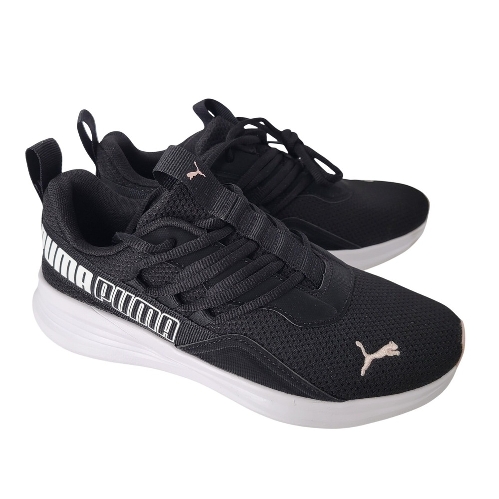 Puma Star Vital Refresh Womens Sneakers Black Pink 37928701 Size 6.5